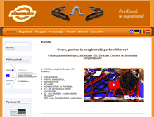 Tablet Screenshot of deszan-cutters.hu